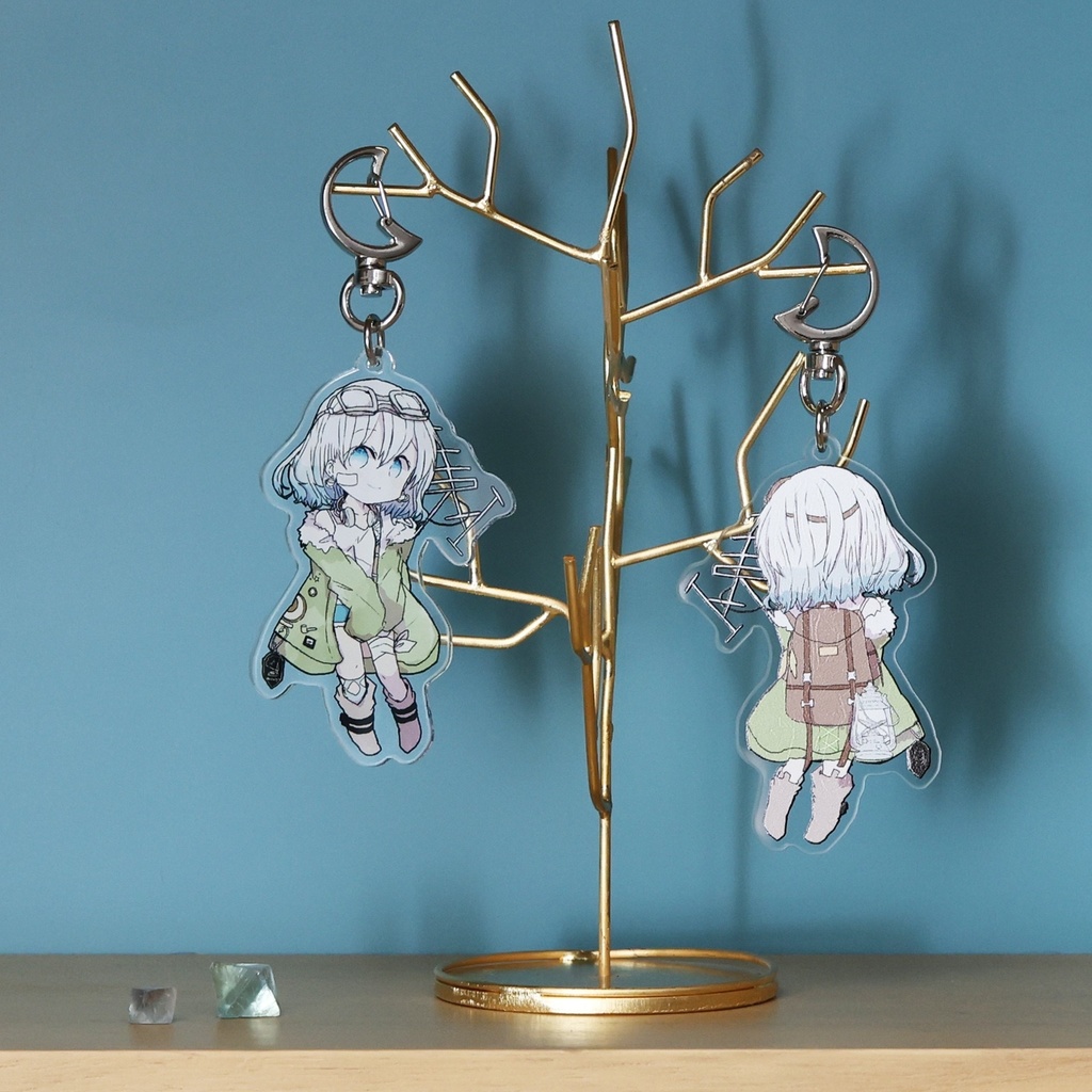 両面アクリルキーホルダー