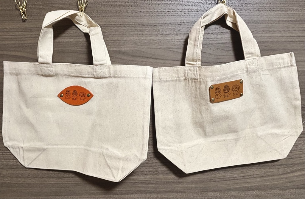 【非公式】ばるつたうん レザータグのランチトート