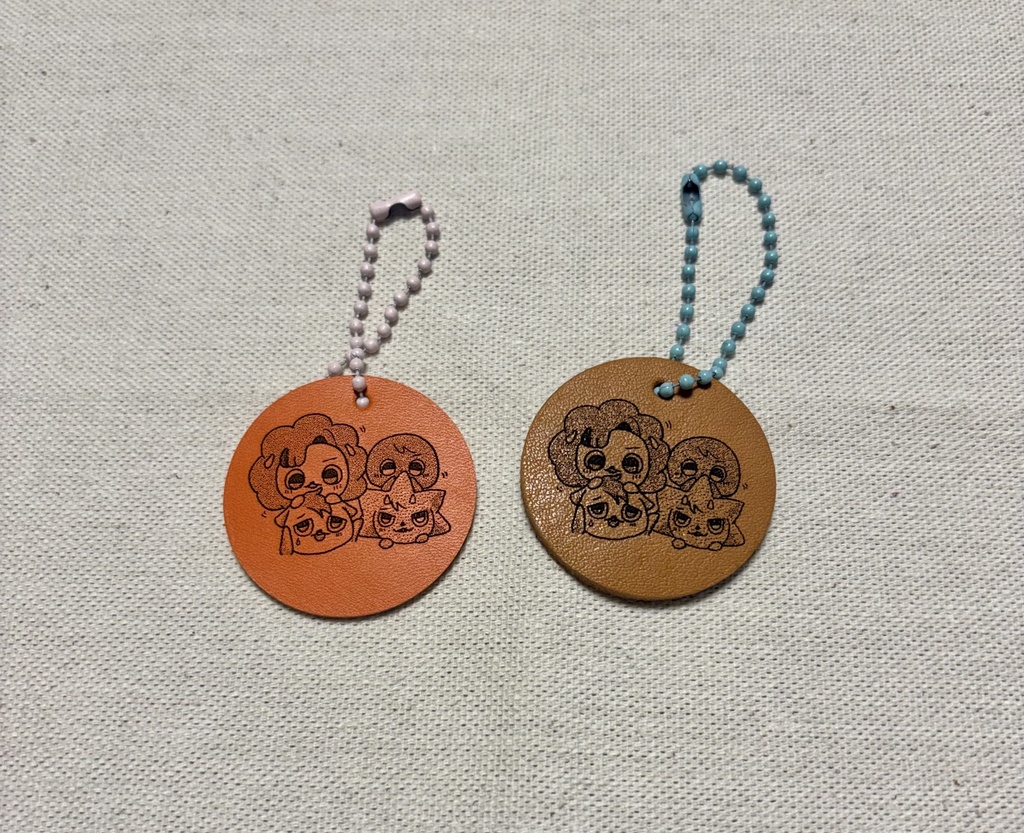 【非公式】ろふまるレザーキーホルダー 