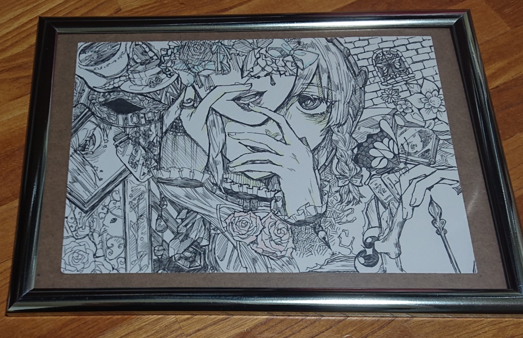 ボールペンイラスト 創作 Maguroakmi Booth