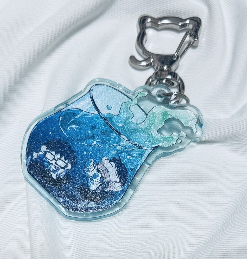 はかきょ水面アクキー