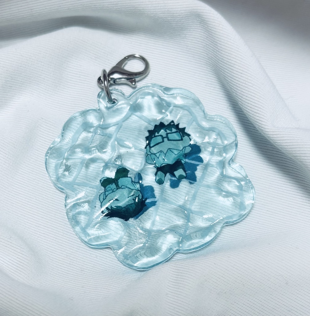 はかきょ水面アクリルチャーム