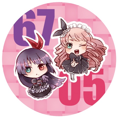 メギド缶バッジ（マルバス/アムドゥスキアス）