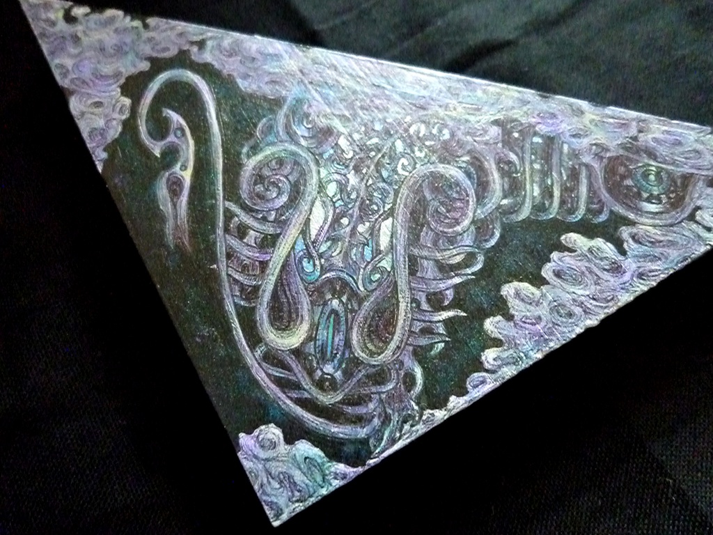 【木板原画】ティンダロスの猟犬【クトゥルフ神話】