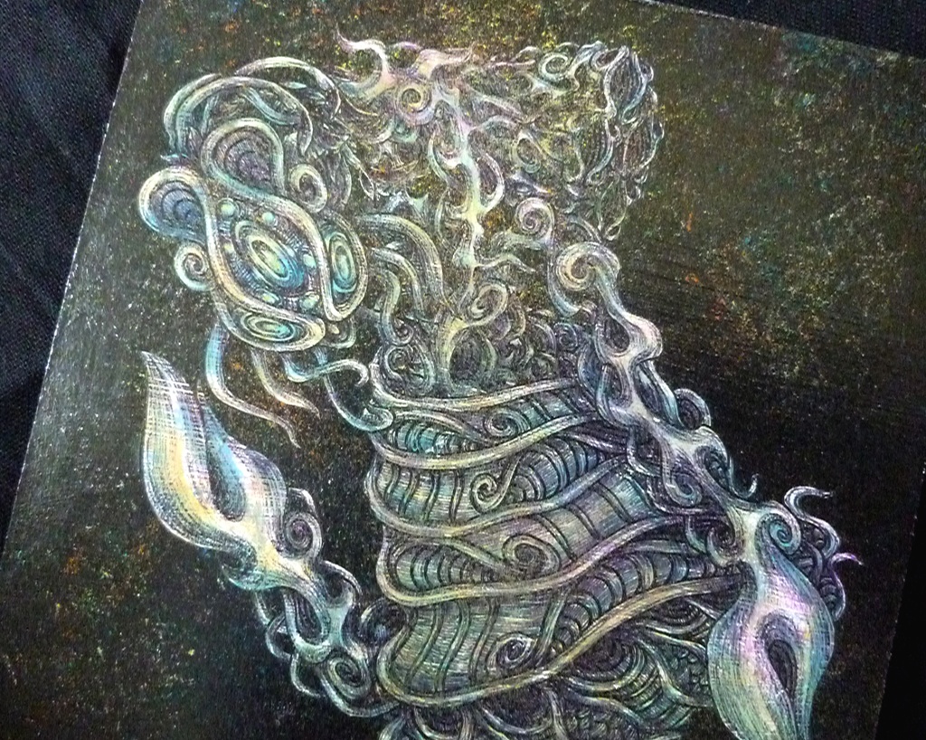 【木板原画】イスの偉大なる種族【クトゥルフ神話】