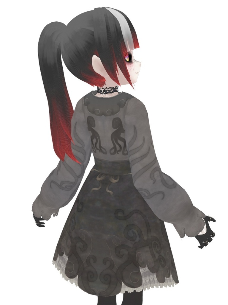 VRoid用【蛸さんワンピ6色セット】OctopusDress 6colors Set ※更新しました