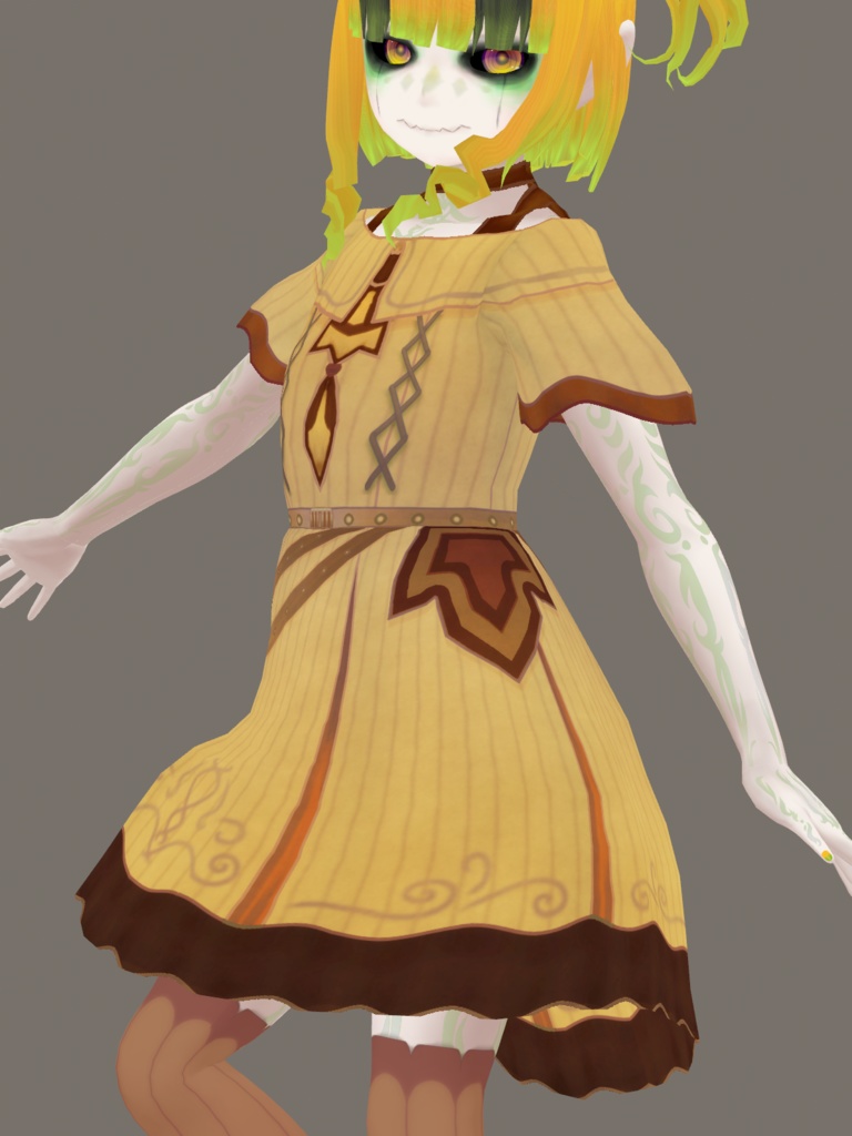 【正式版対応】カボチャワンピ【β版】