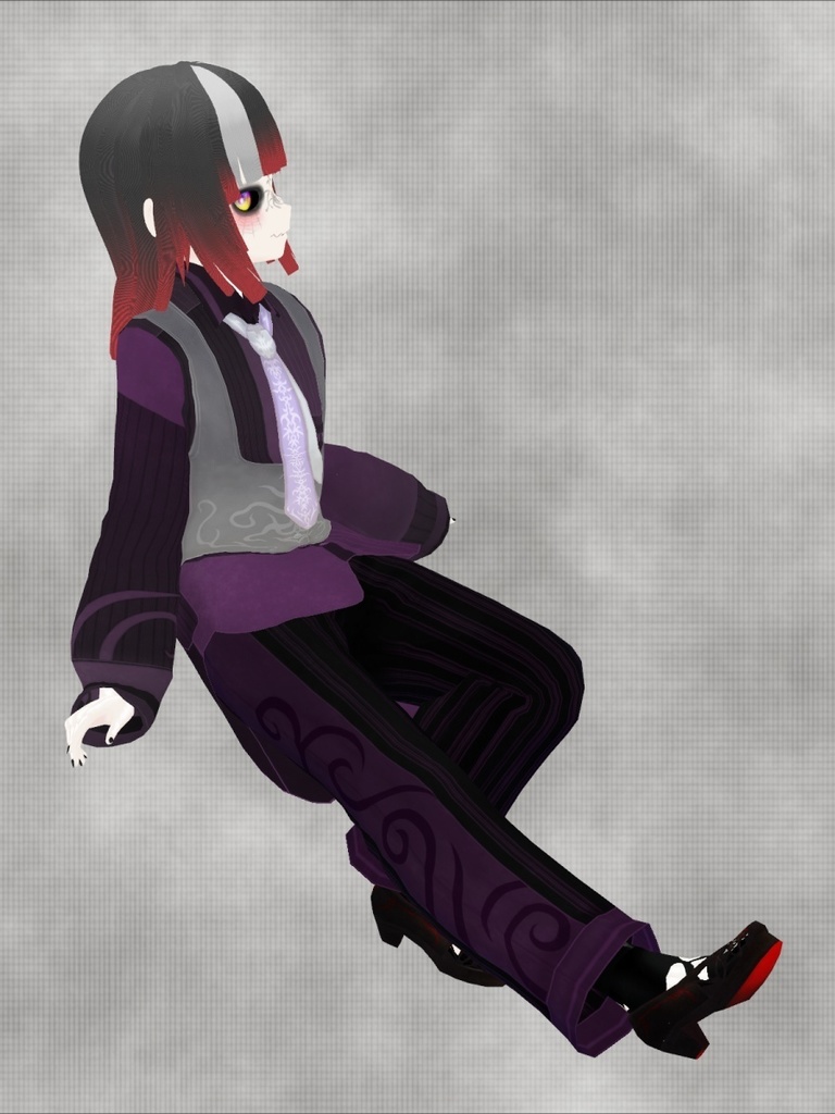 VRoid用【バイカラーコーデセット】男女兼用