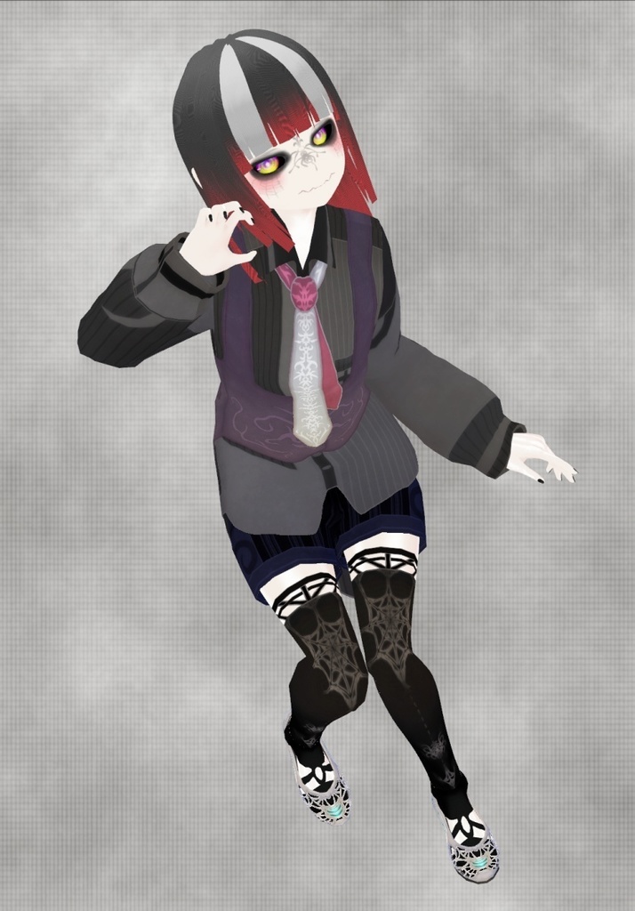 VRoid用【バイカラーコーデセット】男女兼用