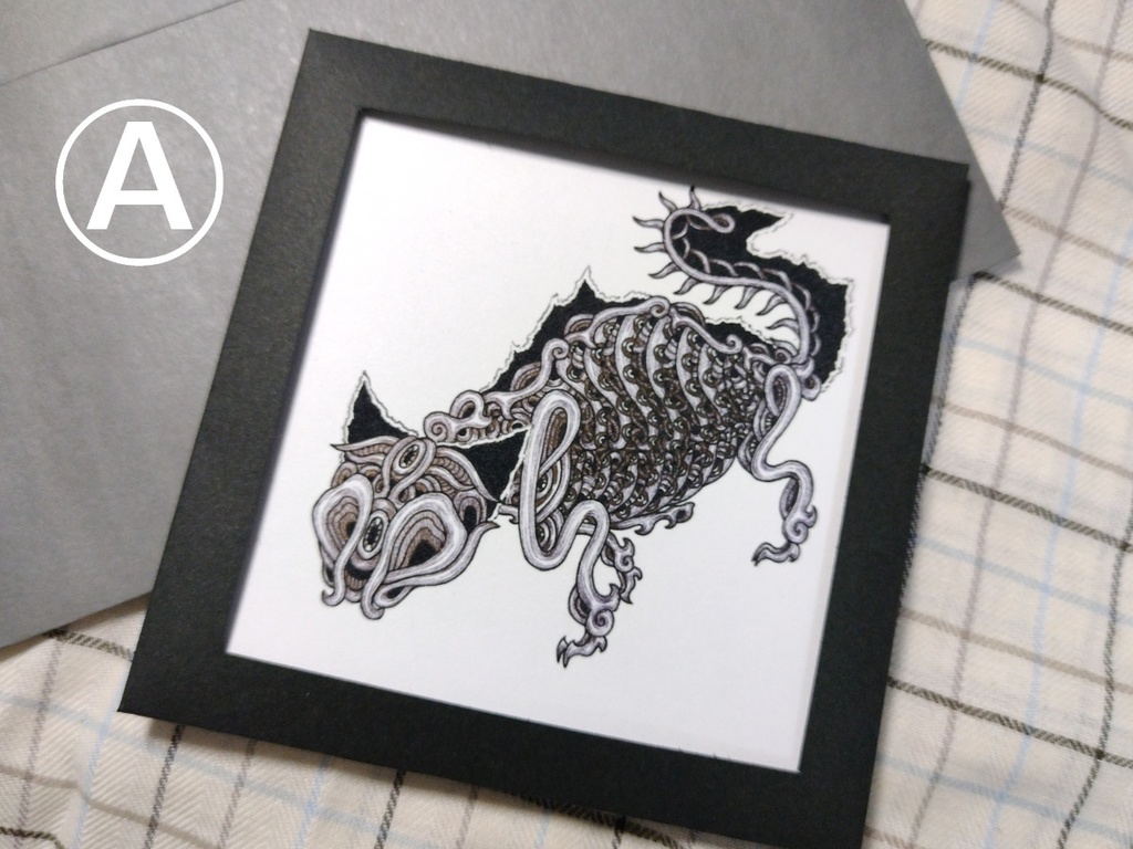 ドローイング猫Ⓐ~Ⓒ