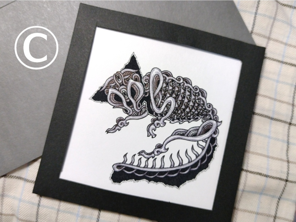 ドローイング猫Ⓐ~Ⓒ