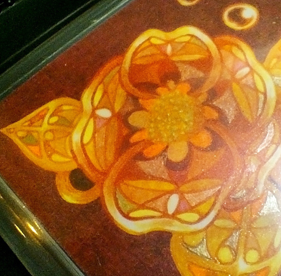 輝石花(原画入り)キーホルダー