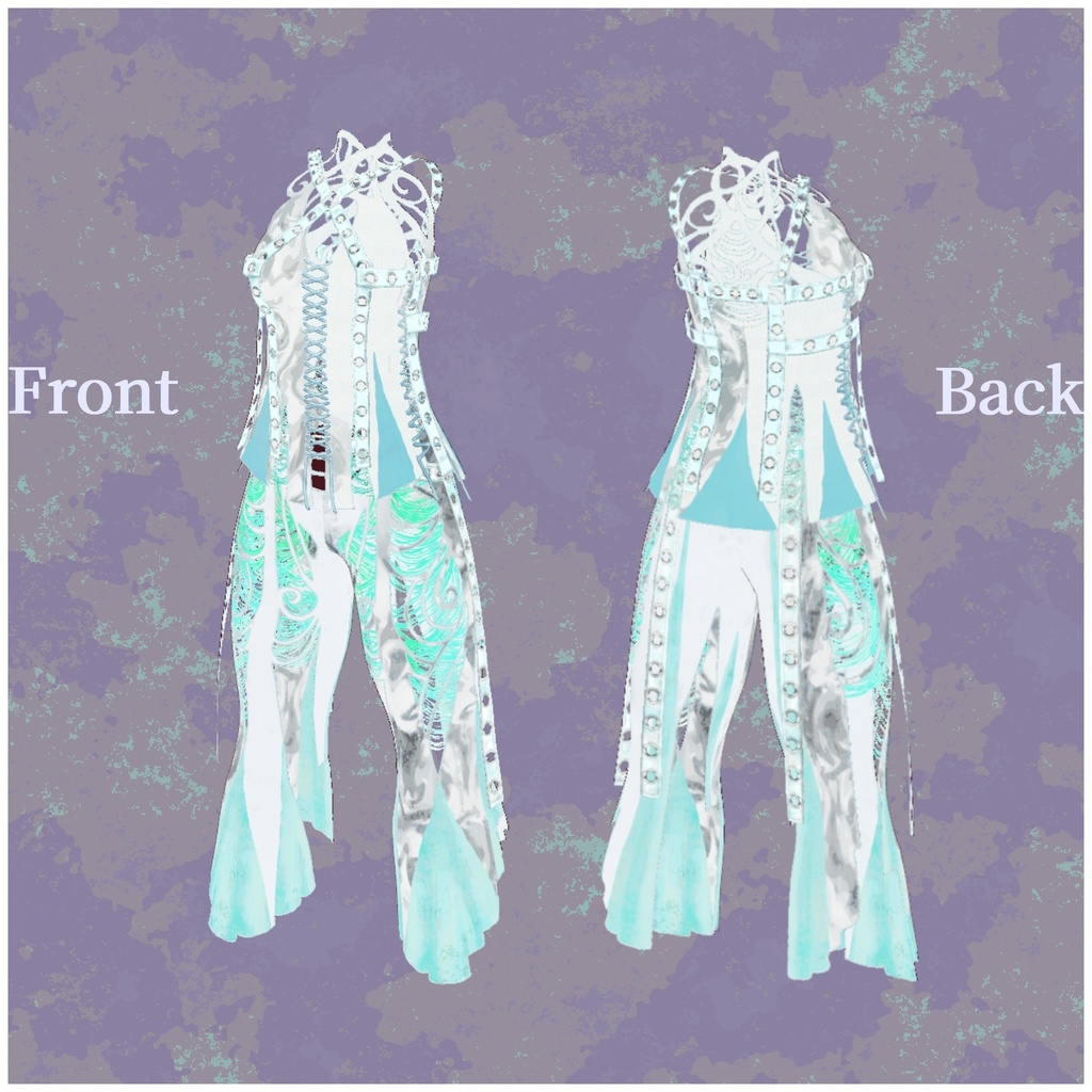 VRoid用衣装【クラーケン水着5色セット レディース】Kraken SwimWear5Set lady's