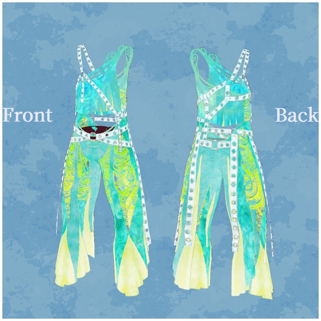 VRoid用衣装【クラーケン水着5色セット メンズ】Kraken SwimWear5Set men's