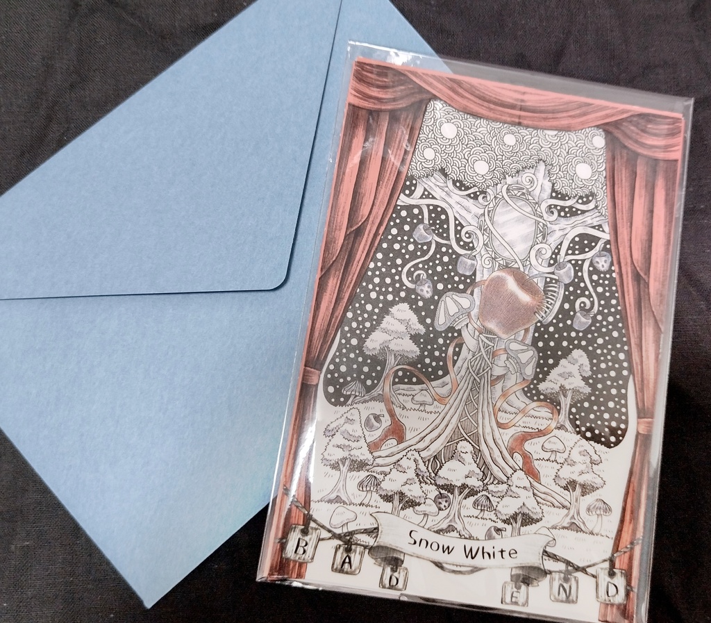 【額なし原画】グリム童話・白雪姫