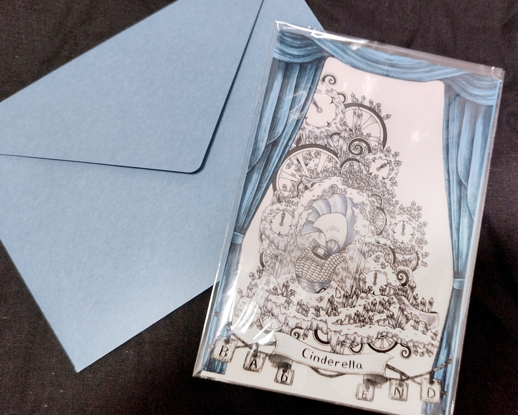 【額なし原画】グリム童話・シンデレラ