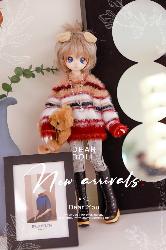 【現品】フェザーセーター【MDD・MSD・PUYOO・DD】