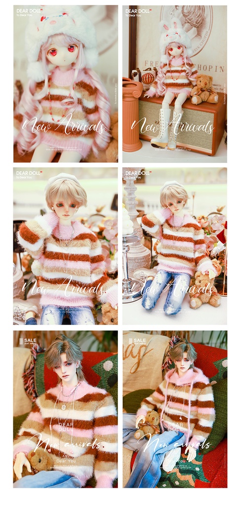 【予約】フェザーセーター【MDD・MSD・PUYOO・DD】