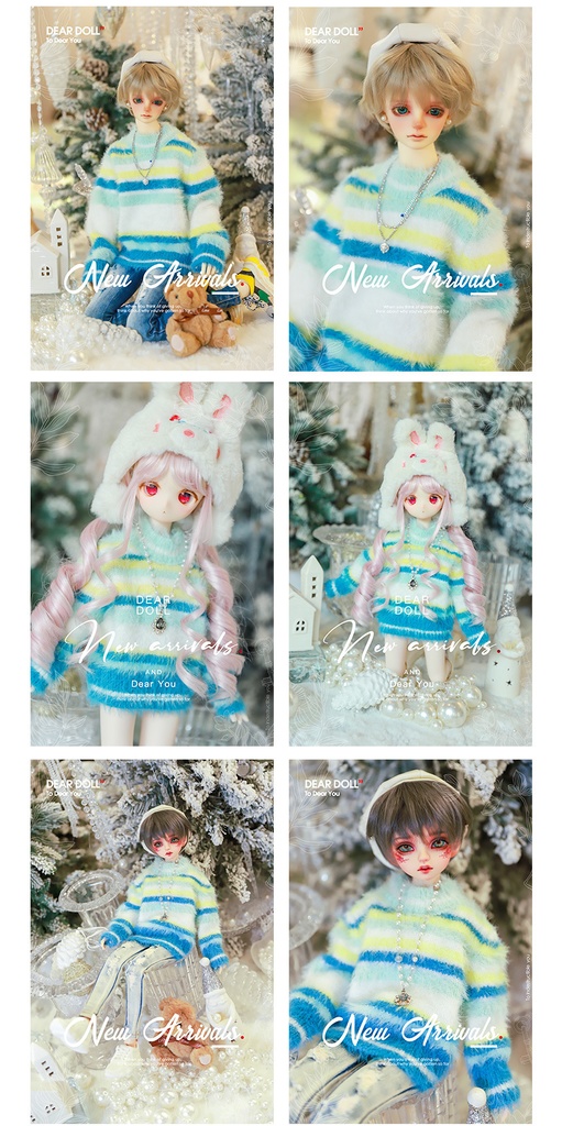 【予約】フェザーセーター【SDGr・SD13・SD17・65㎝・68㎝・70㎝~73cm】【ID72·75】