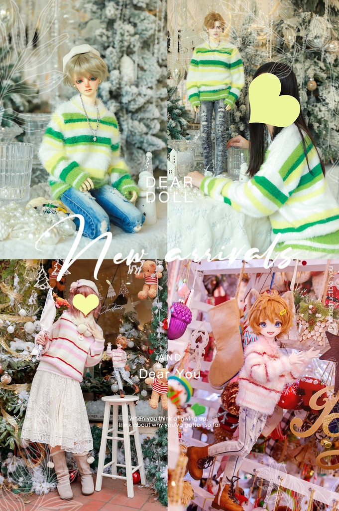 【現品】フェザーセーター【SDGr・SD13・SD17・65㎝・68㎝・70㎝~73cm】【ID72·75】