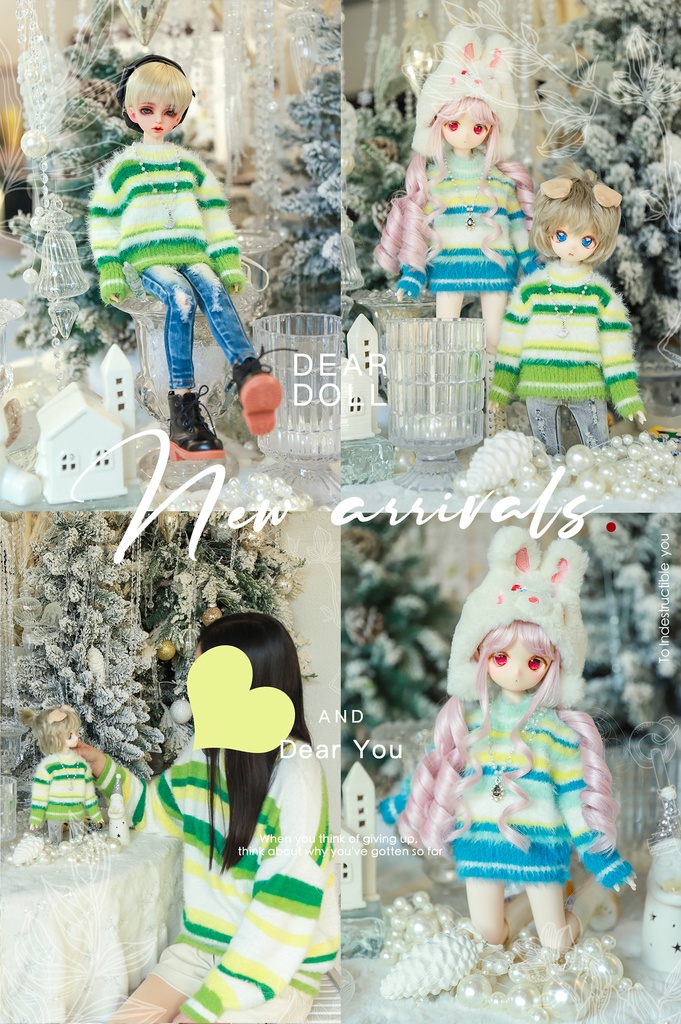 【現品】フェザーセーター【SDGr・SD13・SD17・65㎝・68㎝・70㎝~73cm】【ID72·75】