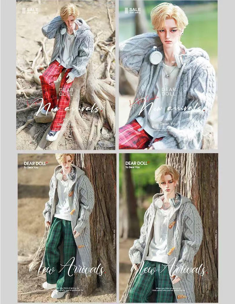 【ニ次予約】ロングローゲージニット【SDGr・SD13】【SD17・65‐68㎝】【70-73cm】【id72-id75,YC77】