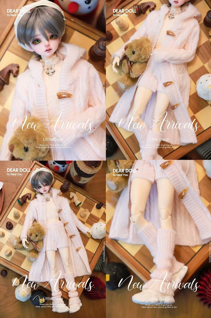 【予約】太棒針ニット単品+セットアップ【MDD・普1/4・大1/4】