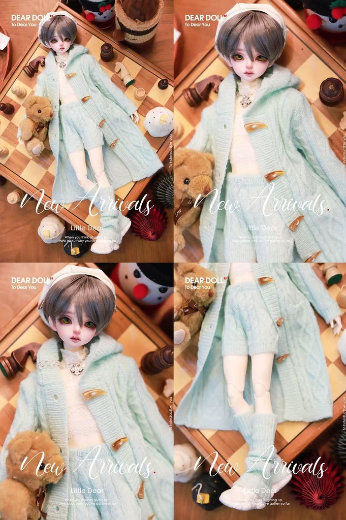 【予約】太棒針ニット単品+セットアップ【MDD・普1/4・大1/4】