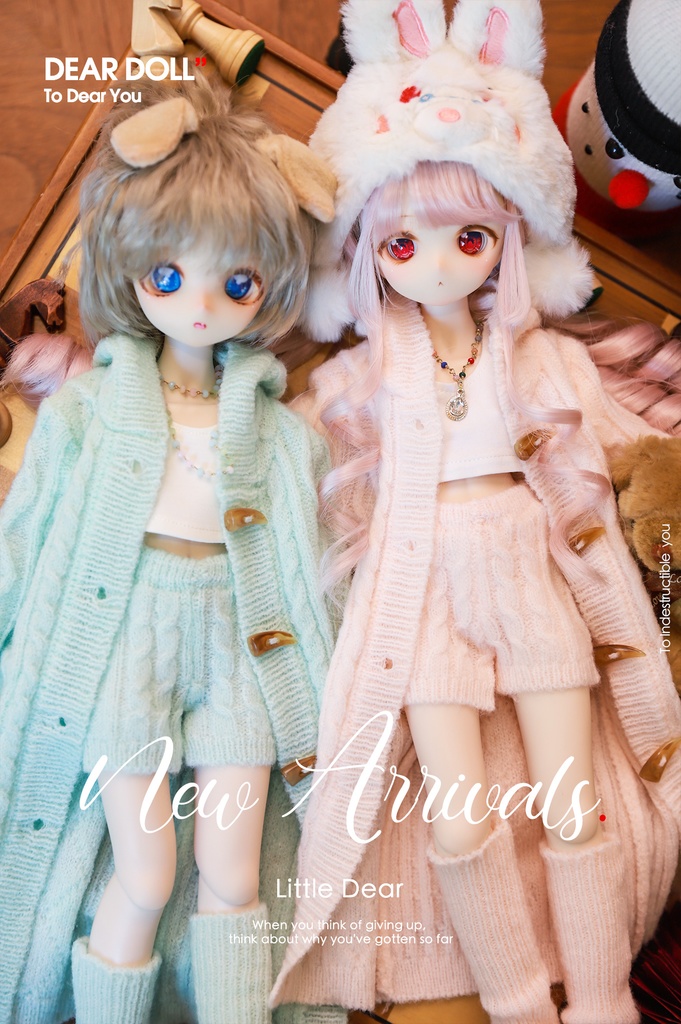 【予約】太棒針ニット単品+セットアップ【MDD・普1/4・大1/4】