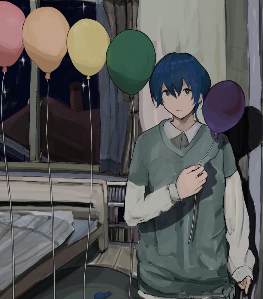 『balloon』キャンバス canvas F3 F4 F6 F10