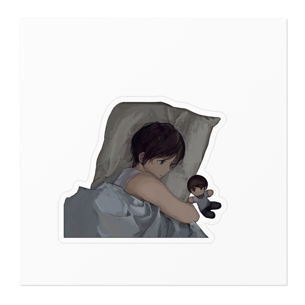 『人肌』 ステッカー