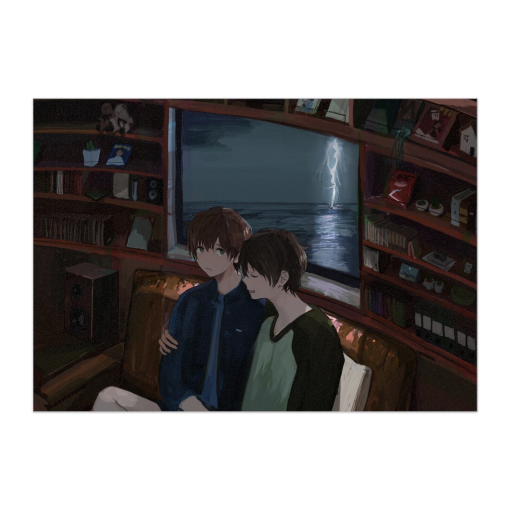 『止むまでおきてよう』poster ポスター