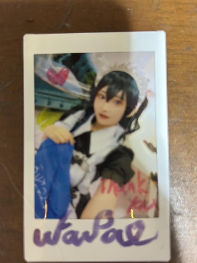 🌠　周年メイド服　チェキ