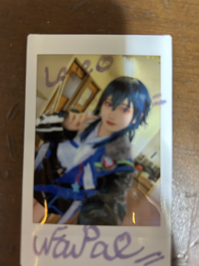 🌠　ウルフ　チェキ