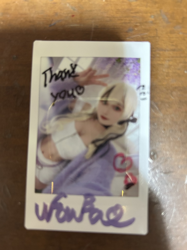 のあちゃん　チェキ