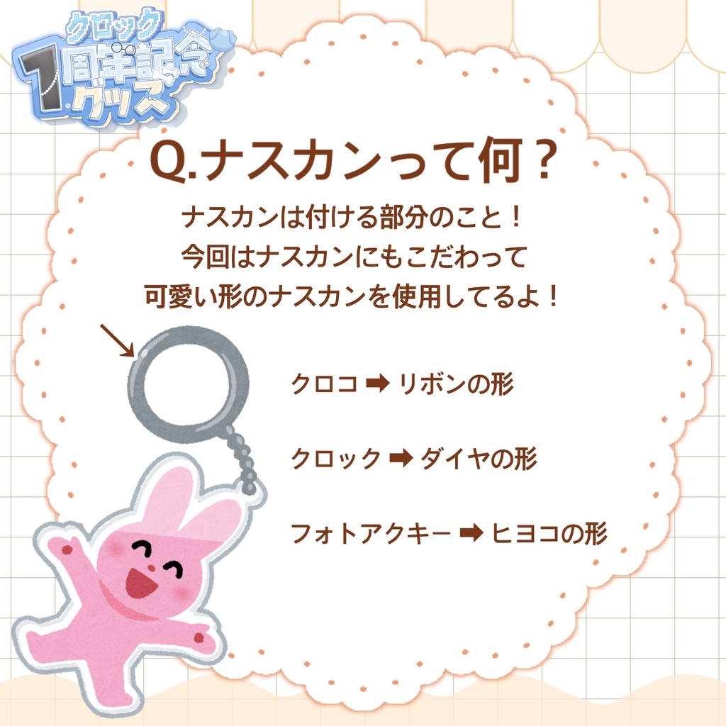 【販売終了済】【1周年記念グッズ】SDイラストアクリルキーホルダー 【受注生産】