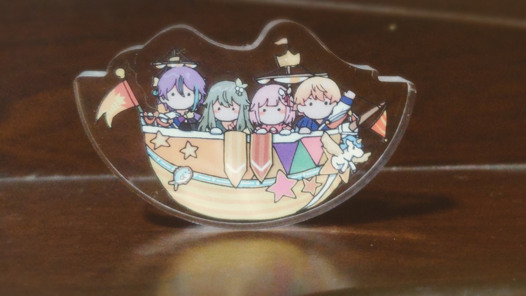 ゆらゆらアクリルブロック/マグネット栞