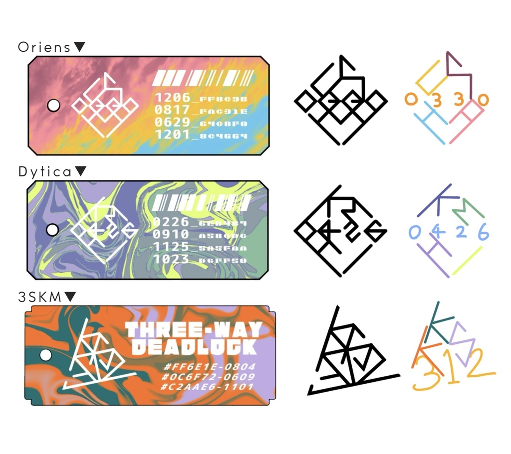 【非公式】概念ユニット アクリルキーホルダー