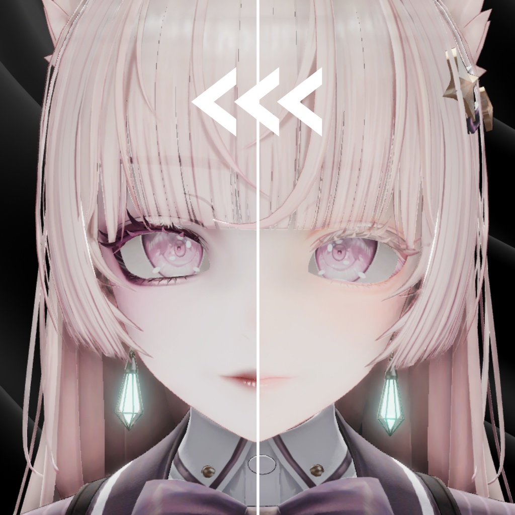 【LUMINA対応】DarkBlood make up texture【4color】