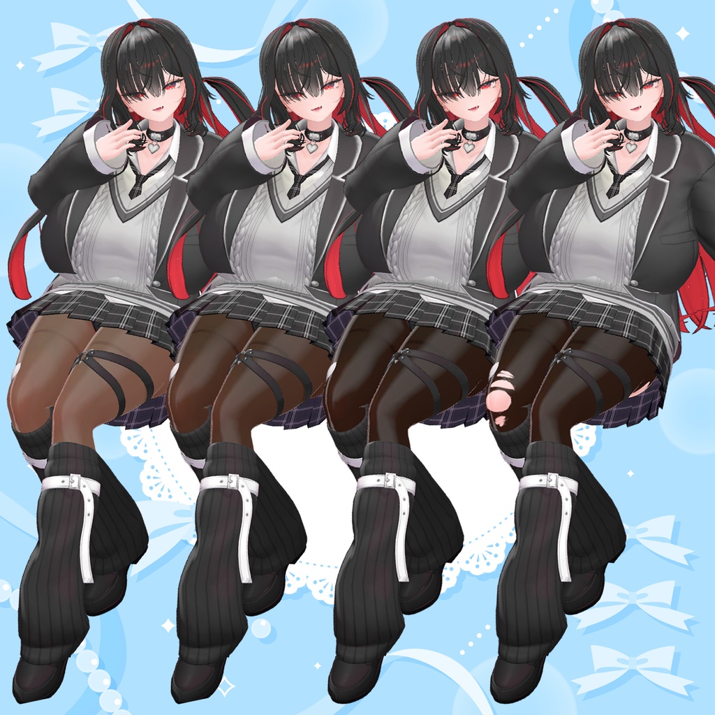 【無料】シンプルタイツ【ゆめか対応texture】