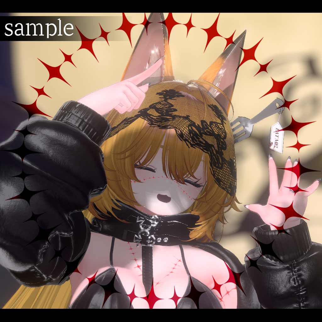 【Free/無料】Selestia Scar【face&body textur】