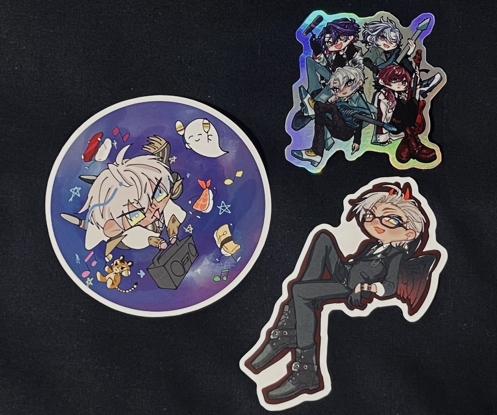 【非公式】イブラヒム ステッカー 3種