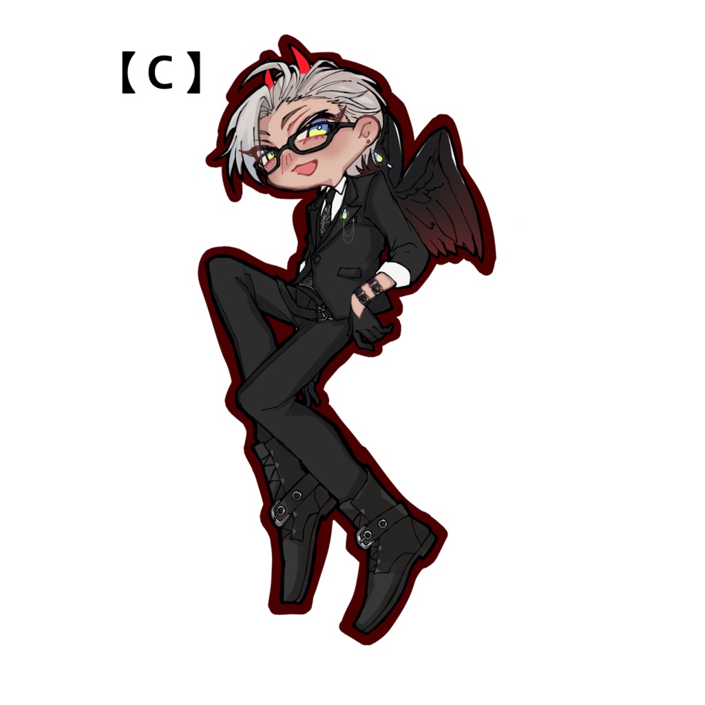 【非公式】イブラヒム ステッカー 3種