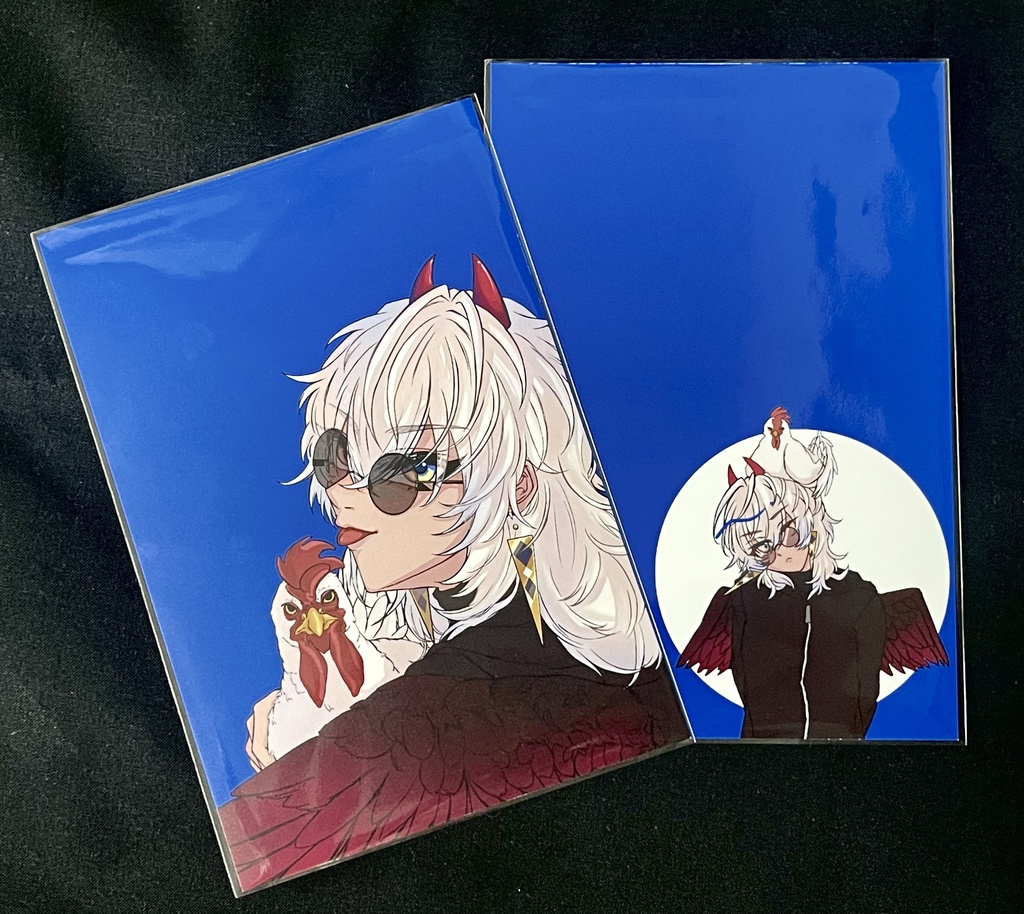 【非公式】鴉 ポストカード (両面印刷)