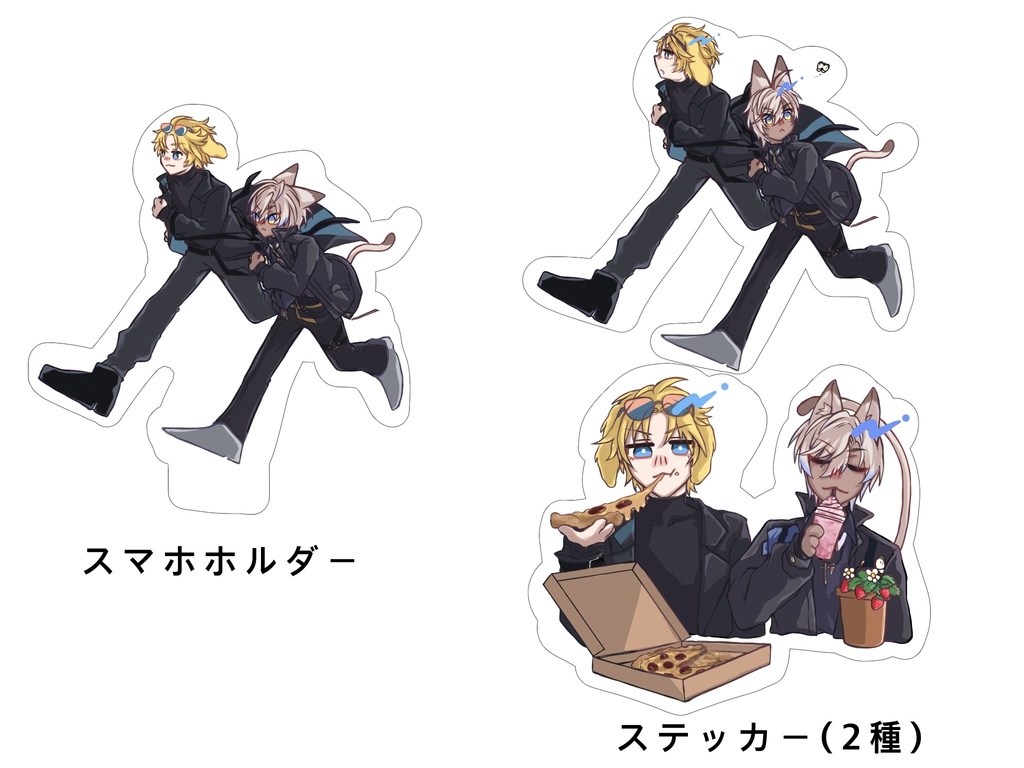 【非公式】GOOOMiiES スマホホルダー＆ステッカーセット