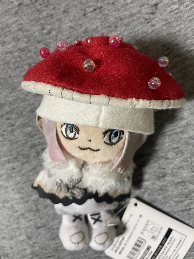 10cmぬい かぶりもの キノコ