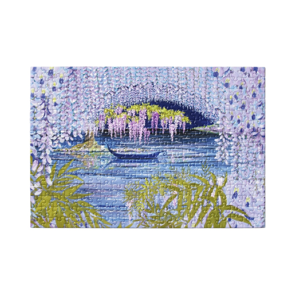 パズル「藤の郷の訪問者」