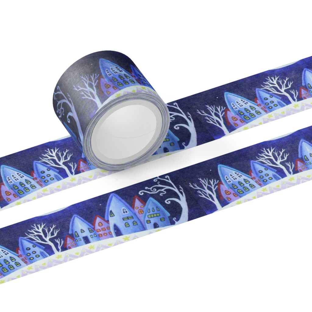 冬の小さな町 2