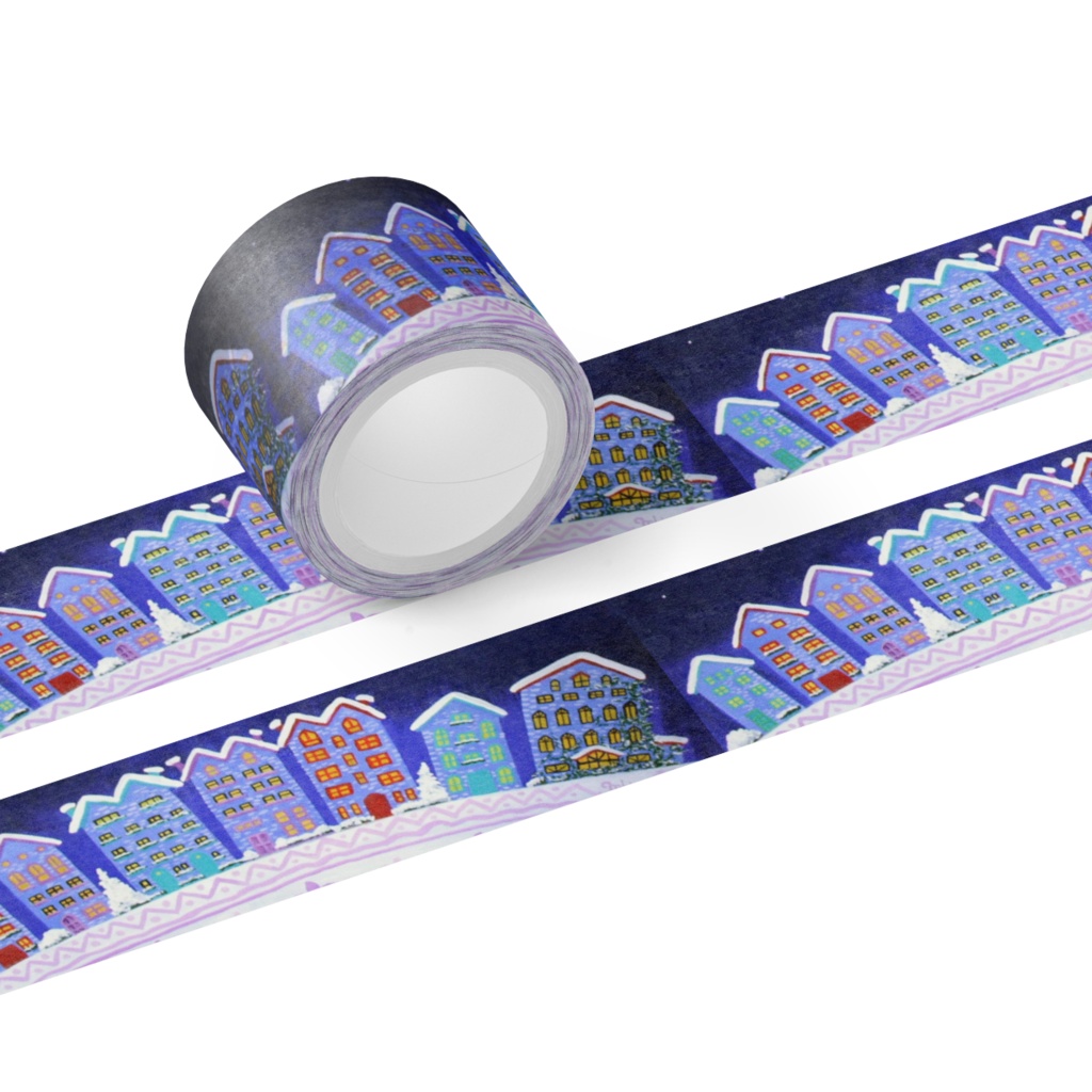 冬の小さな町 1