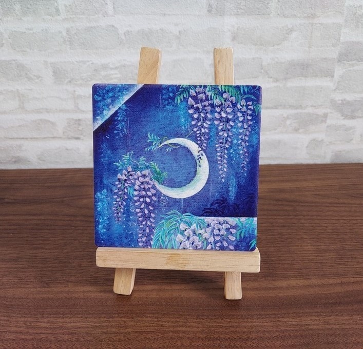 選べる絵画風コースター角型　いろいろ